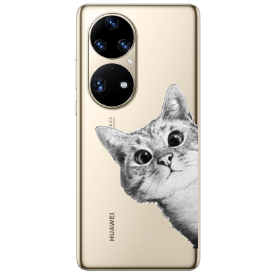 Husa Huawei P50, Silicon Premium, Kitty